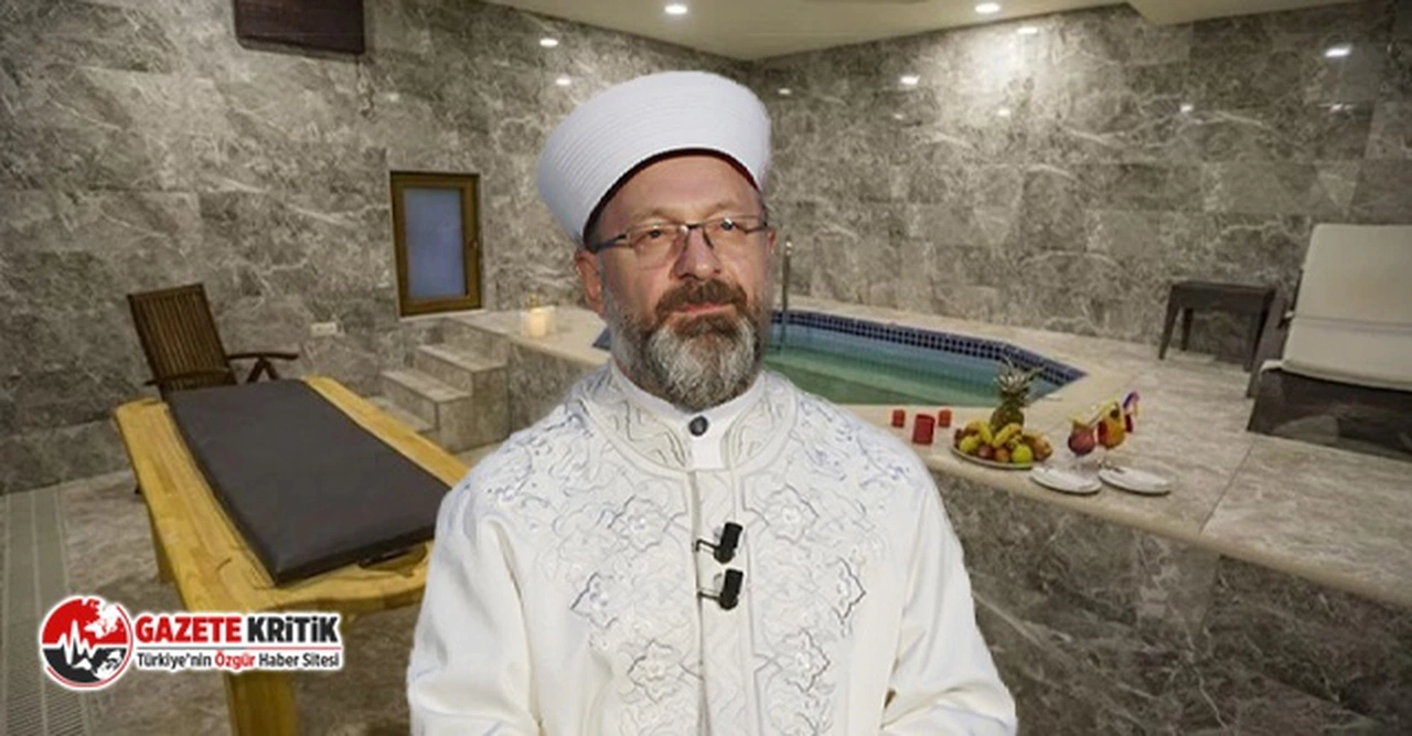Diyanet 'Lüks ve şatafattan' kaçmadı! SPA, termal havuz, masaj, tuz odası...