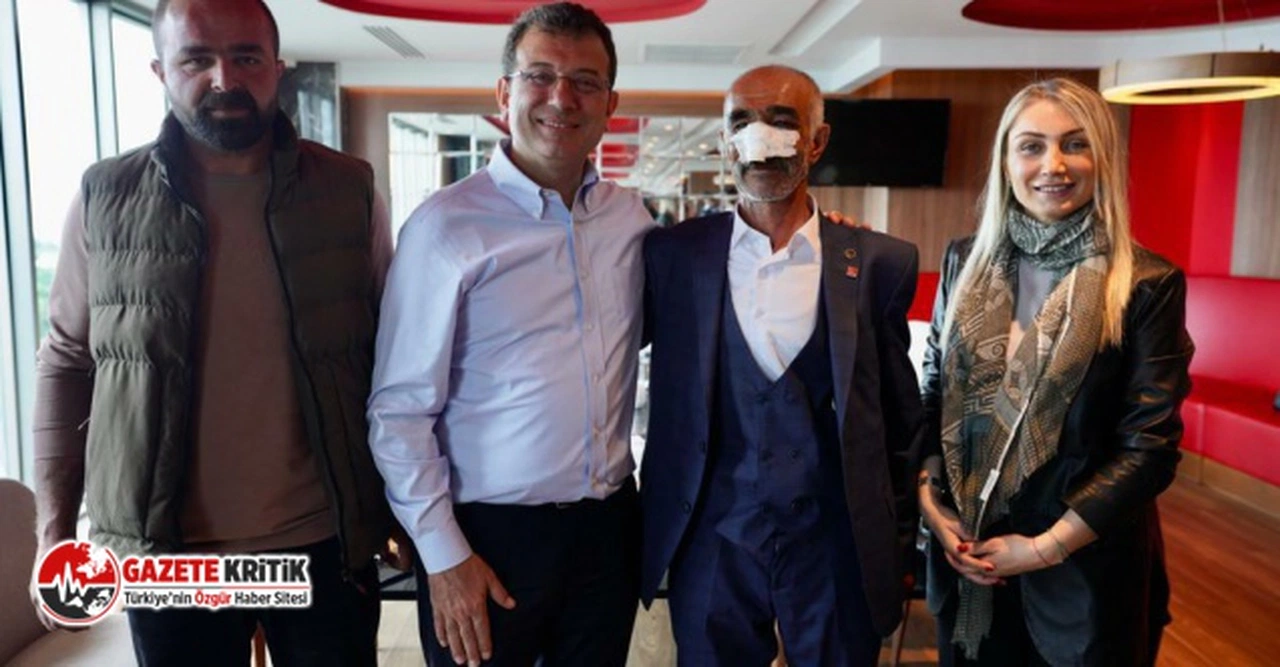 Ekrem İmamoğlu, Erzurum mitingine yapılan saldırıda yaralanan vatandaşlarla buluştu