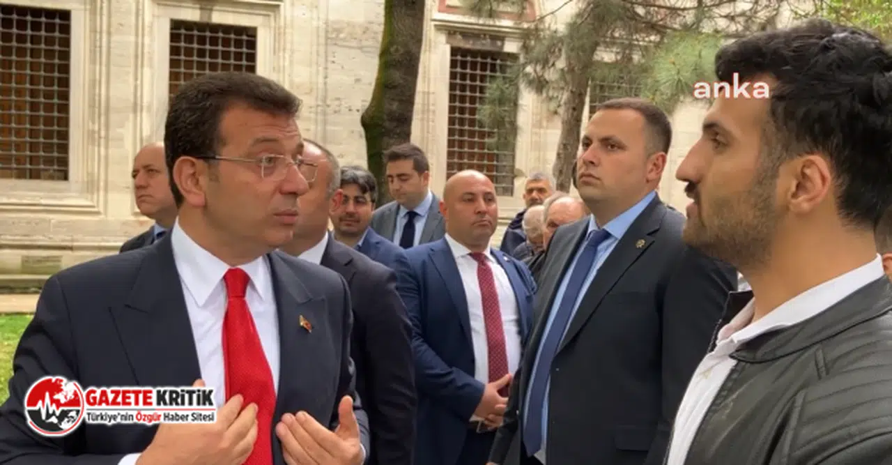 Ekrem İmamoğlu: 'Oyunuzu Erdoğan'a verin' diye"Öcalan'ı konuşturdular televizyonda. Bunu yapan şimdi döndü bize terörist demeye