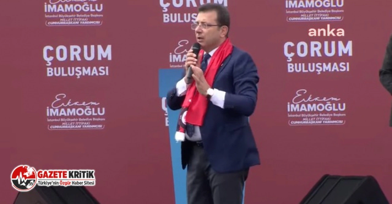 Ekrem İmamoğlu: Türkiye'yi yolsuzluk ülkesine çevirdiler