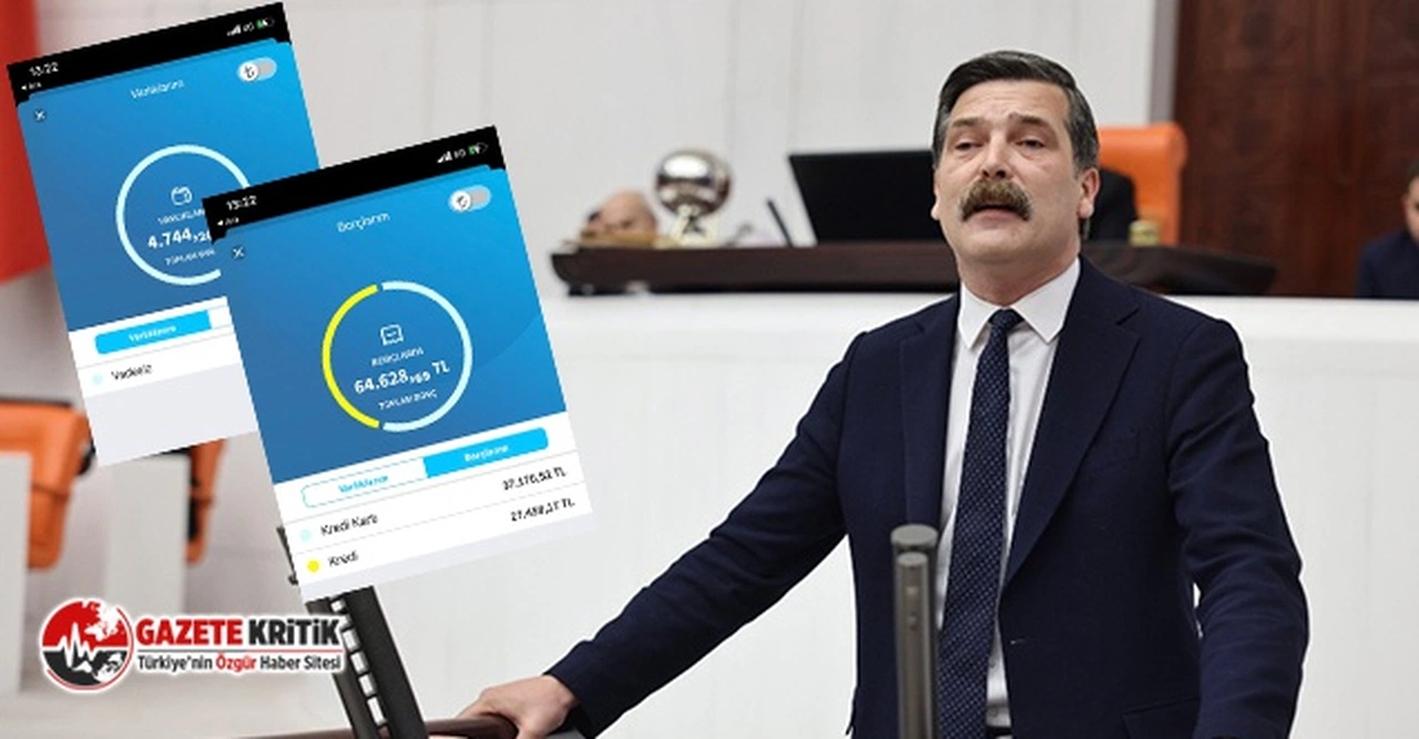 Erkan Baş banka hesaplarını paylaştı: 64 bin lira borcu var