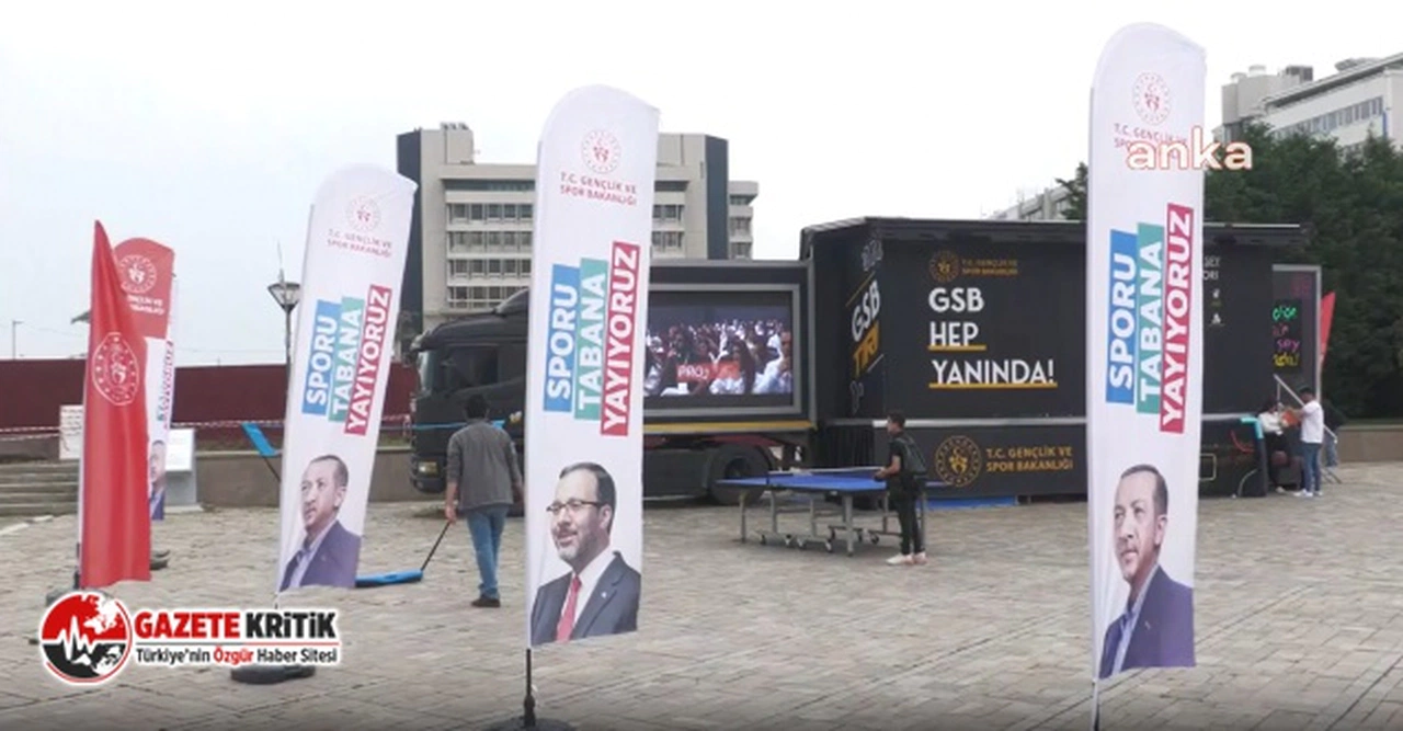 Gençlik ve Spor Bakanlığı’nın tanıtım TIR’ına tepki: “Paravan gibi kullanılarak arkada bir seçim propagandası yapıldığı çok açık”