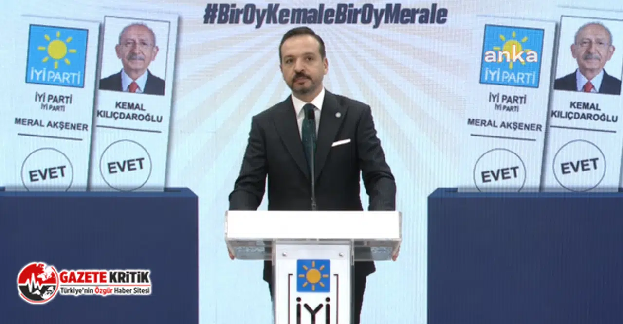 İYİ Parti'den çağrı: "Uyarıyoruz kimse milli iradeyi hedef alacak yaklaşım ve girişimler tevessül etmesin"