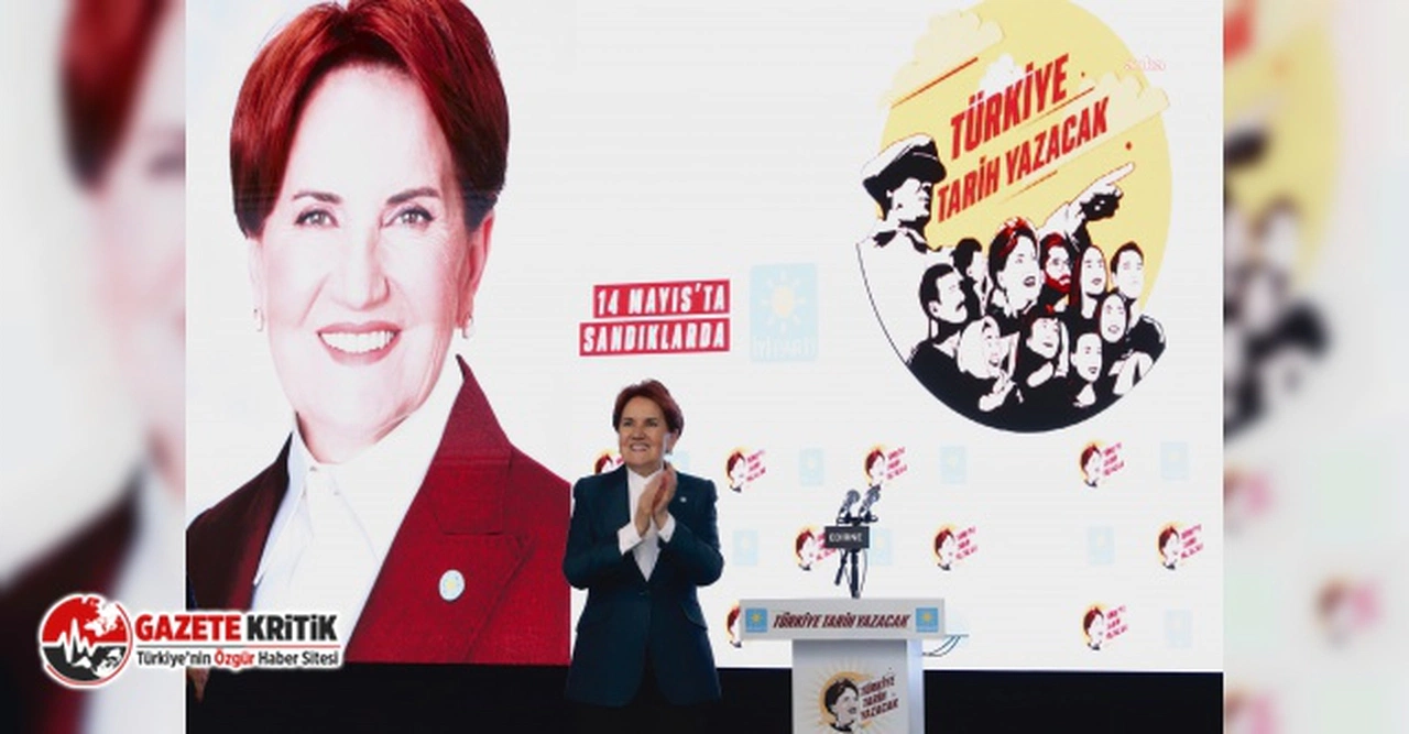 İYİ Parti Genel Başkanı Meral Akşener: "Patates soğan yiyemeyenler, Sayın Erdoğan’ın iktidarını yiyecekler inşallah”