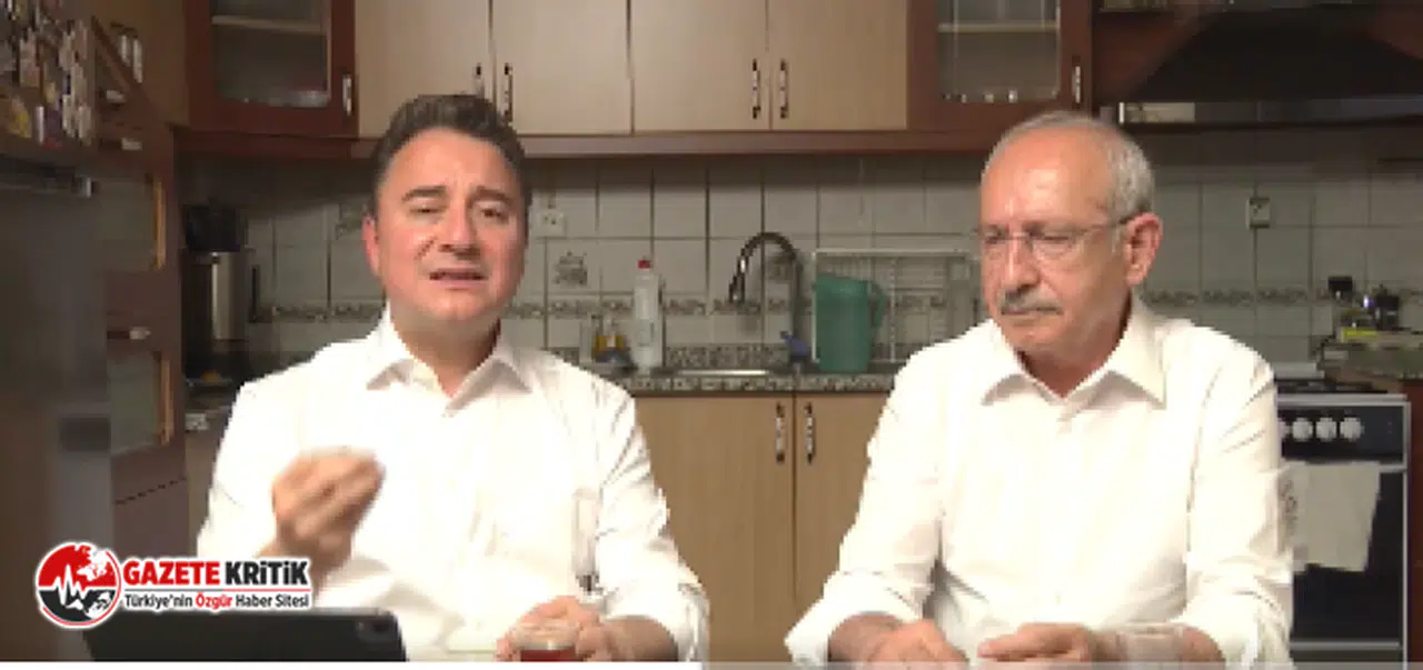 Kılıçdaroğlu'nun mutfak videosunda konuk Ali Babacan:Şampiyonlar ligi hazır