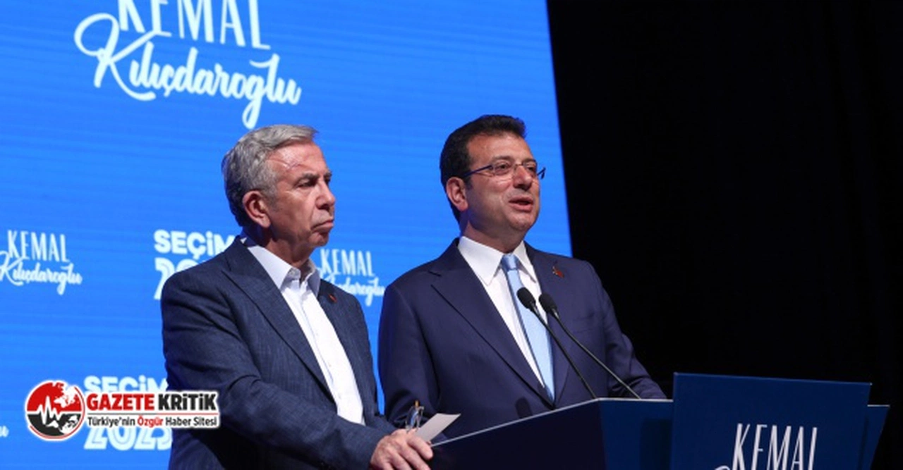 Mansur Yavaş ve Ekrem İmamoğlu'ndan açıklama: Bizim elimizdeki verilere göre Kemal Kılıçdaroğlu önde