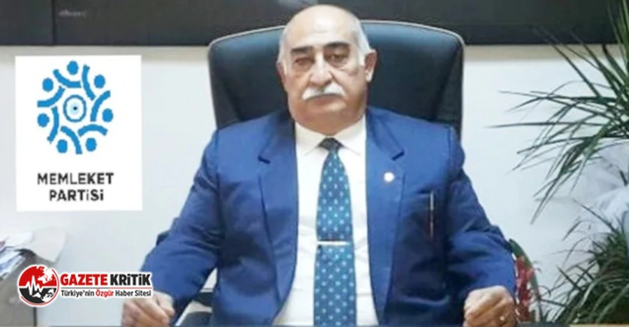 Memleket Partisi kurucusu canlı yayında istifa etti