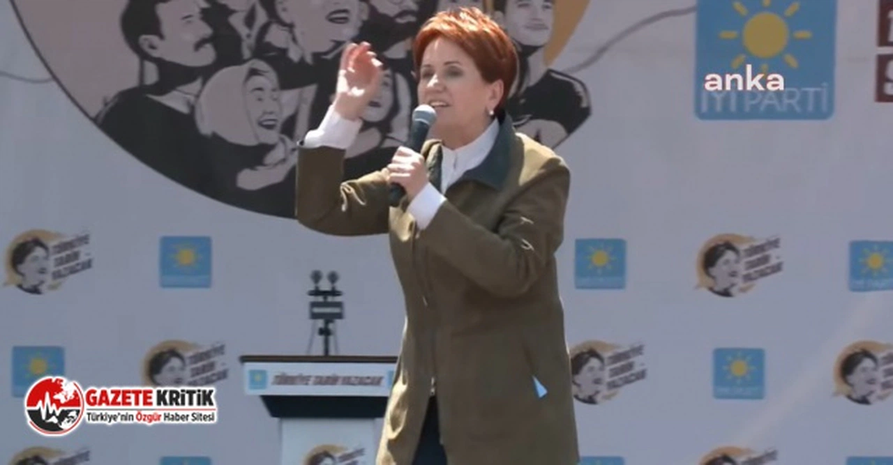 Meral Akşener'den iktidara: Zanax kurtarmaz öyle vaziyette!