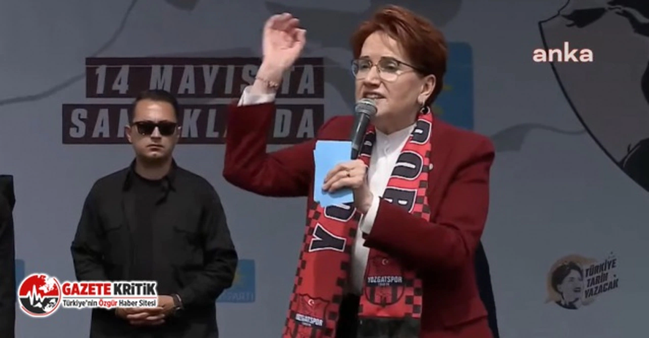 Meral Akşener, Yozgat'ta: "Birinci turda kazanacağız"