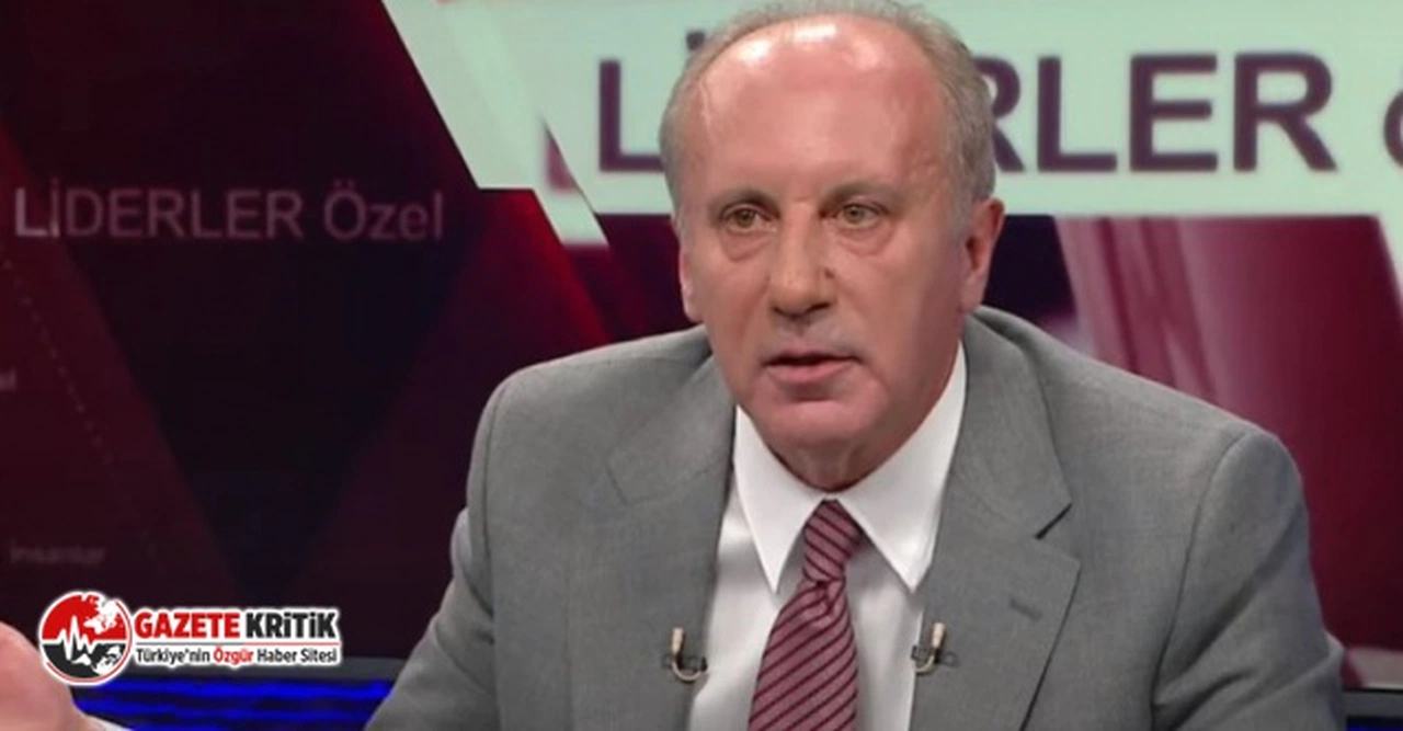 Muharrem İnce Millet İttifakı'nı destekleme şartını açıkladı