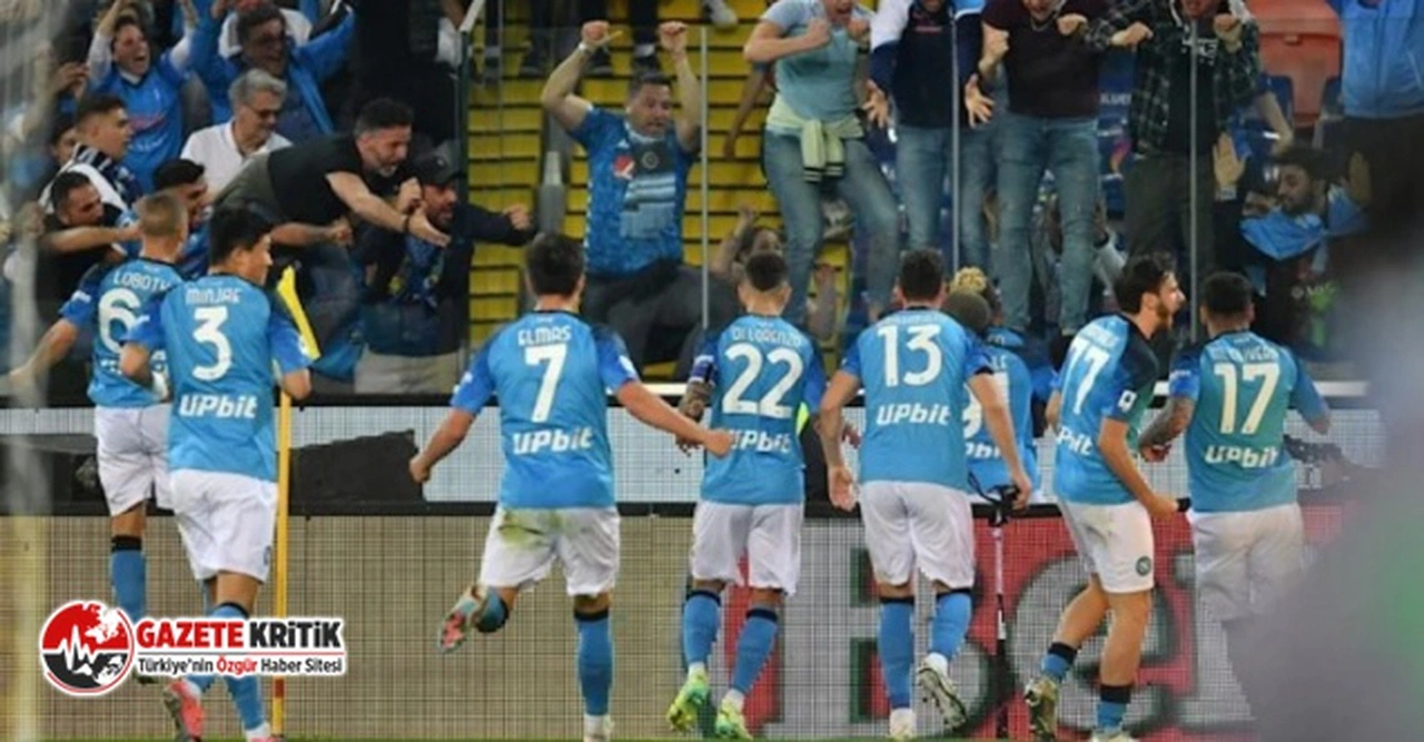 Napoli 33 yıl sonra gelen şampiyonluğu kutladı
