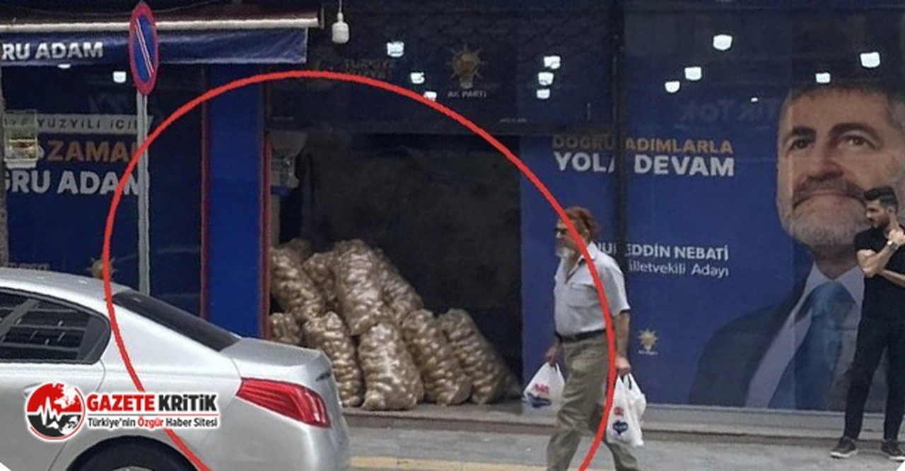 Nebati’nin seçim bürosundan patates çuvalları çıktı