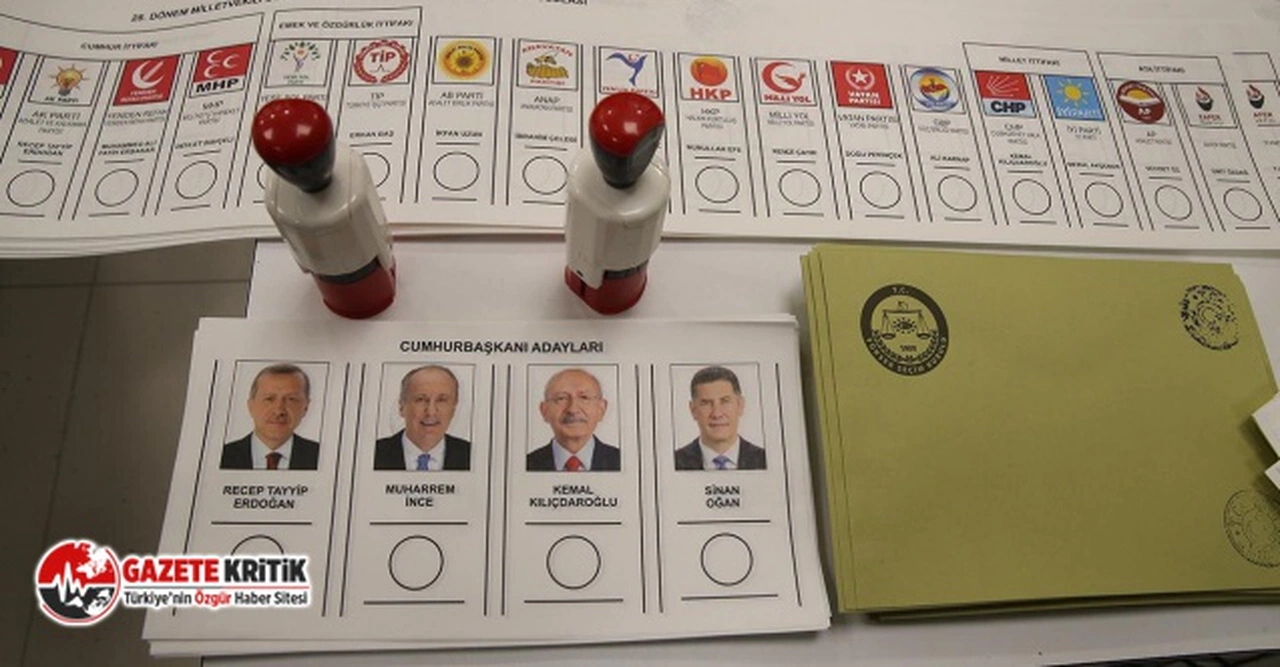 Türkiye Raporu'ndan İnce'siz anket: Yarım puanla ilk turda bitiyor