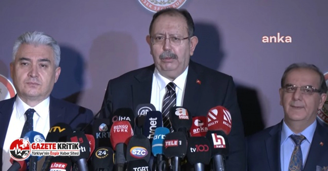 YSK Başkanı Ahmet Yener: Kurulumuza yansıyan olumsuz bir durum yok