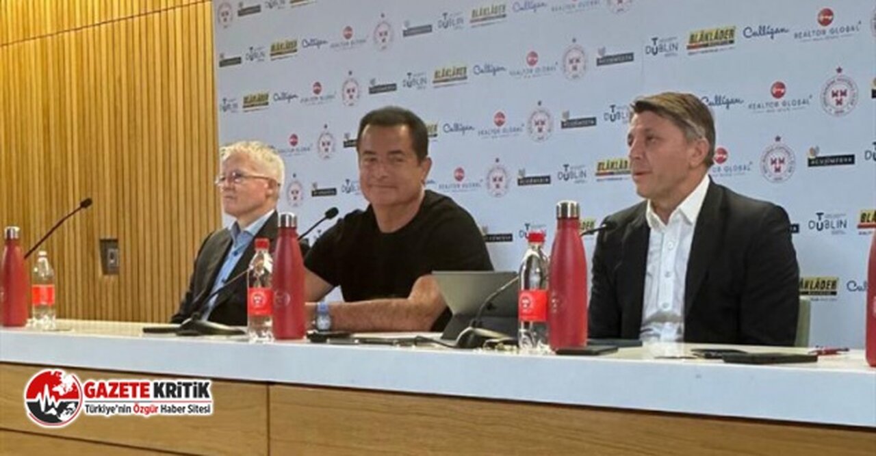 Acun Ilıcalı ,Shelbourne FC'yi neden satın aldığını açıkladı