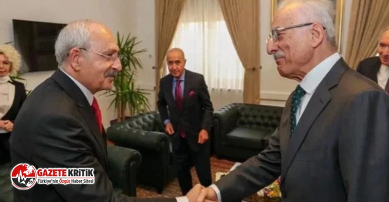 Kemal Kılıçaroğlu ile Murat Karayalçın bir araya geldi