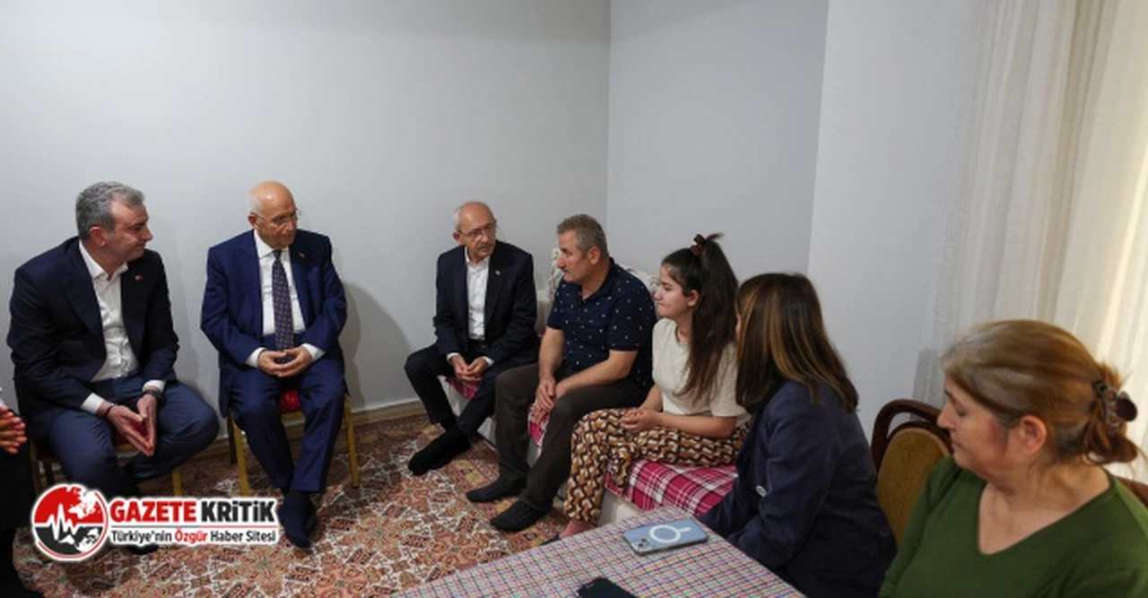 Kılıçdaroğlu, Babalar Günü'nde depremzede aileleri ziyaret etti