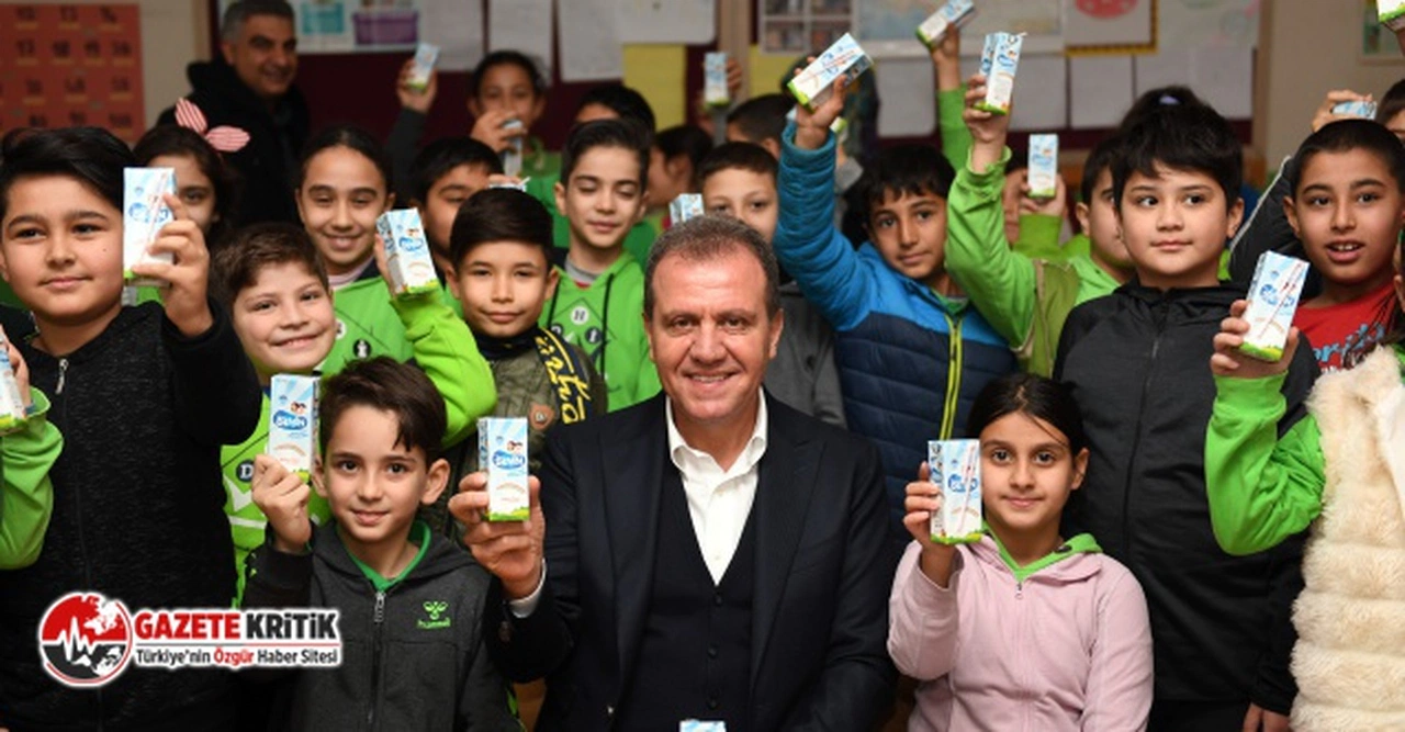 MERSİN BÜYÜKŞEHİR YAKLAŞIK 4,5 MİLYON KUTU SÜT DAĞITTI