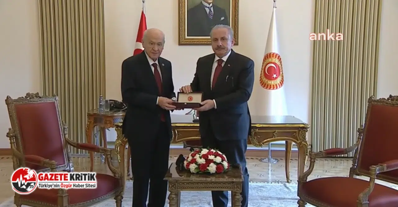 Mustafa Şentop, görevi geçici TBMM Başkanı Devlet Bahçeli’ye devretti