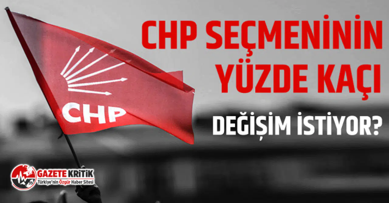 Aksoy Araştırma'dan yeni anket: CHP seçmeninin yüzde kaçı değişim istiyor?