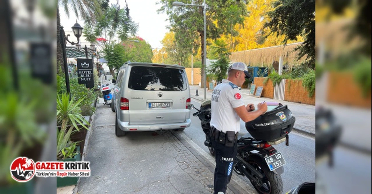 Bodrum Belediyesi Trafik Zabıta Ekipleri Denetimlerini Sürdürüyor
