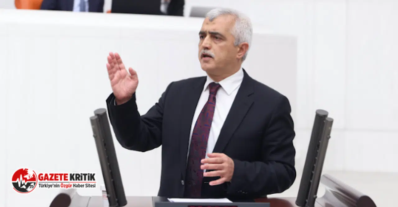 Ömer Faruk Gergerlioğlu: Bu yasa deprem yasası değil milli dayanışma adı altında milli talan yasasıdır!