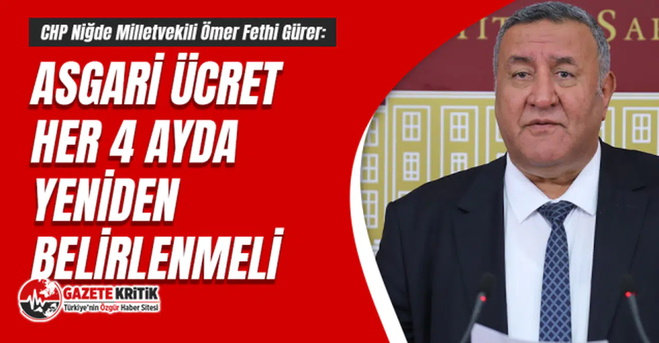 CHP'li Ömer Fethi Gürer : Çıraklık ve stajyerler işe başladığında yaşlılık sigortası başlamalı