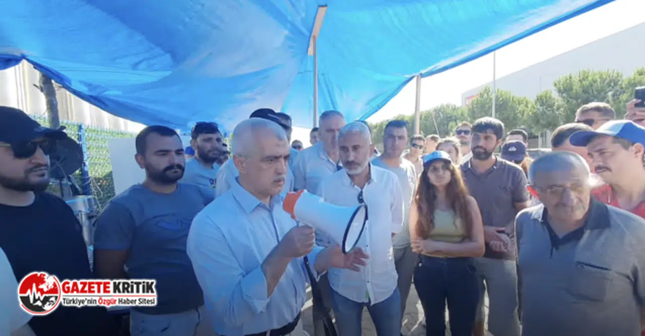 Dr. Gergerlioğlu: Kocaeli Gebze'deki Corning fiber optik üreten fabrika önünde işçilerinin grevine destek verdi!
