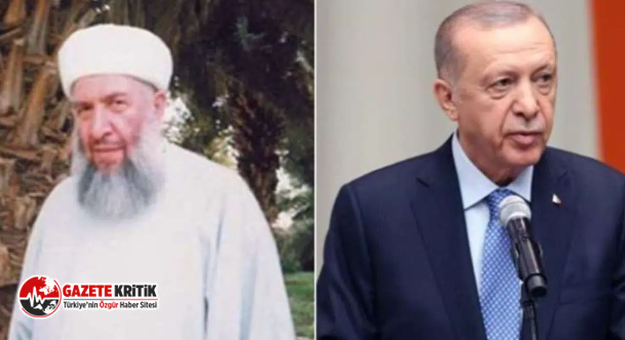 Erdoğan'dan Menzil 'şeyh'i için taziye mesajı