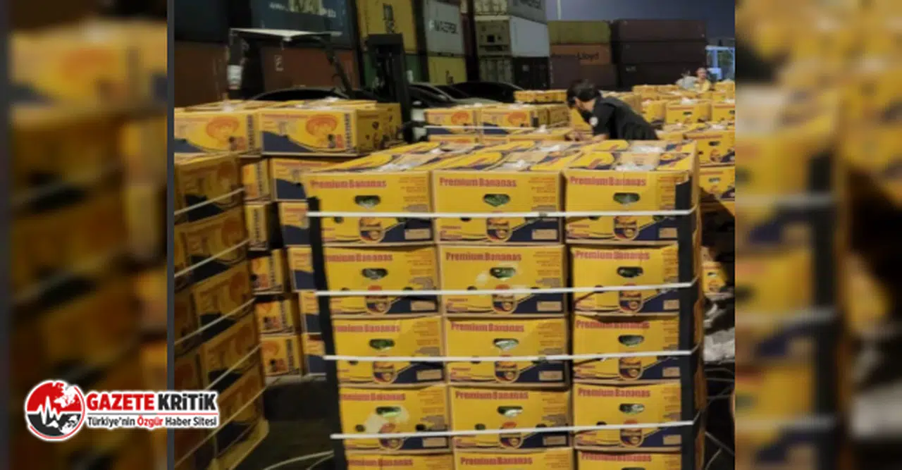 Mersin Limanı’nda muz kutularında kokain ele geçirildi