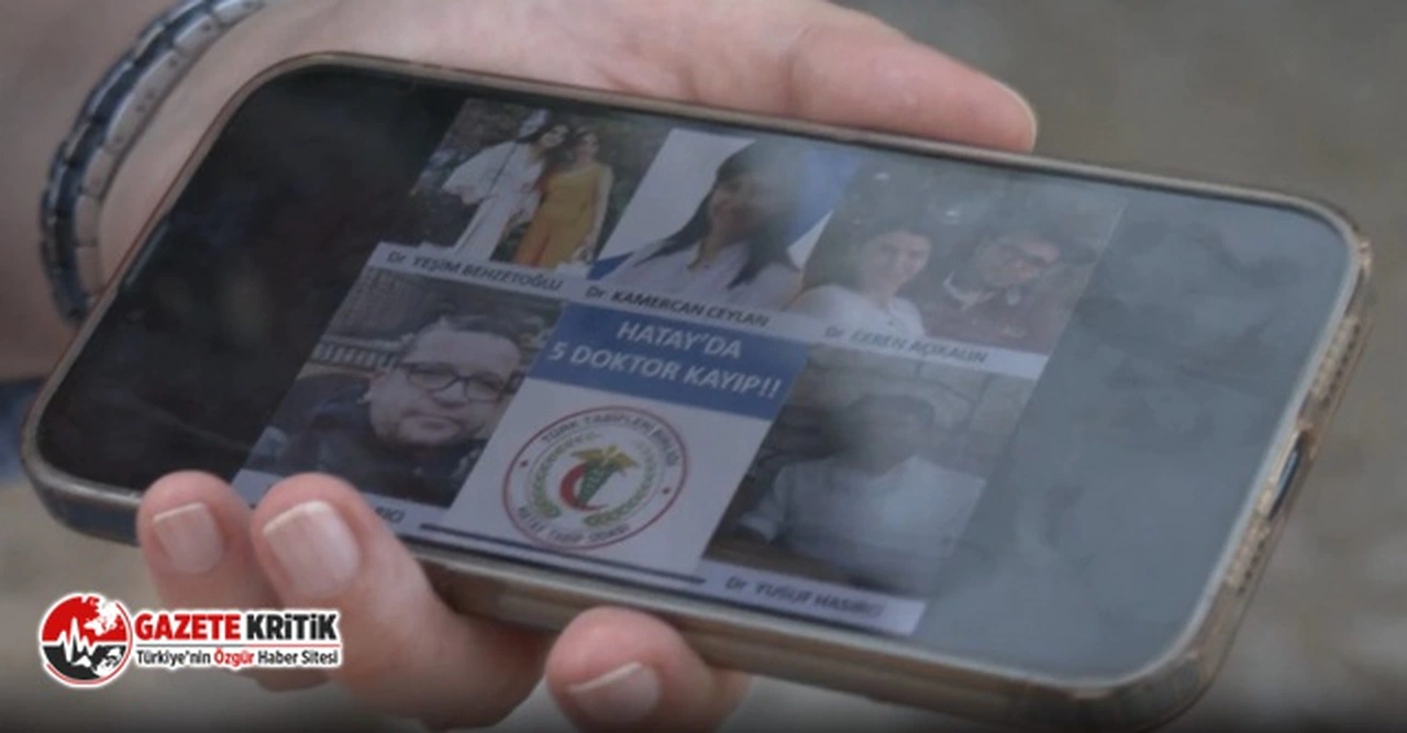 Asu Kaya: "Depremin üzerinden 6 ay geçmesine rağmen Hatay’da 5 doktorumuz halen kayıp"