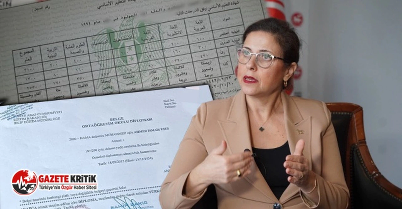 DEMOKRAT PARTİLİ İLAY AKSOY GÜNYÜZÜNE ÇIKARDI: İŞTE BELGELERLE SURİYE'DEN GELEN DİPLOMALARDA EVRAKTA SAHTECİLİK!