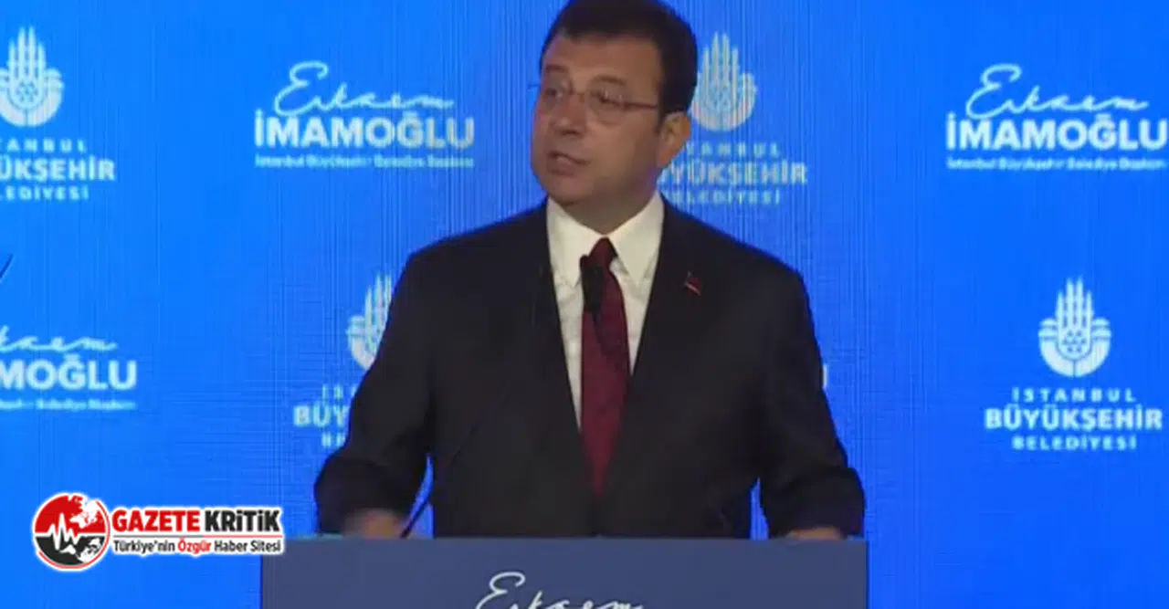 Ekrem İmamoğlu:İstanbul Büyükşehir Belediye Başkanlığına Adayım