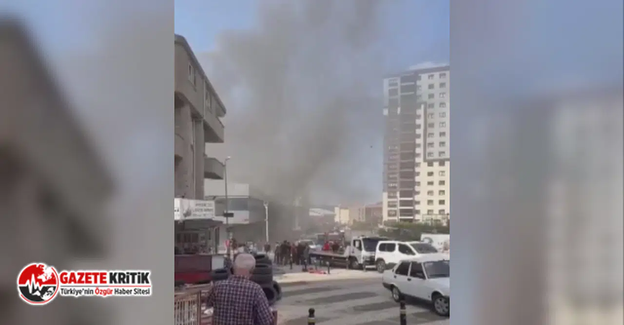 İş merkezinde yangın... Mahsur kalanlar var!