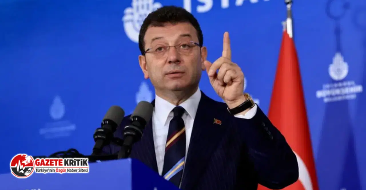 İsmail Saymaz: Ekrem İmamoğlu İstanbul Büyükşehir Belediye Başkanlığı için yeniden aday olacak