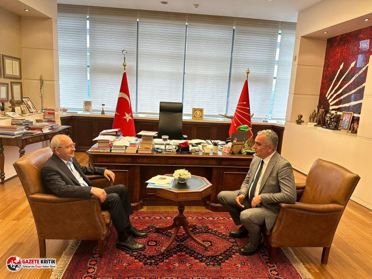 Konyaaltı Belediye Başkanı Semih Esen, Kemal Kılıçdaroğlu'nu Ziyaret Etti
