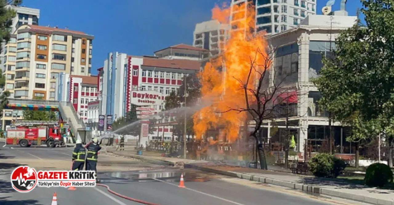 Niğde'de doğal gaz borusu patladı; 1 yaralı
