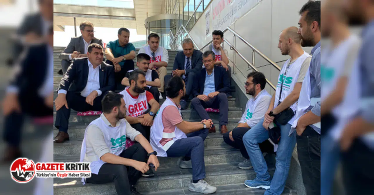 ÖZGÜR ÖZEL, SPUTNİK GREVİNE DESTEK VERDİ: “GREVİ KIRMAYA ÇALIŞAN SPUTNİK’E SİYASETÇİLER DEMEÇ VERMESİN, BİZ VERMEYECEĞİZ