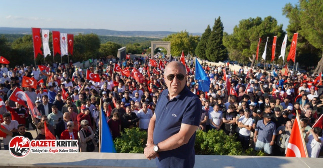 ÜMİT ÖZDAĞ, ÇANAKKALE'DE "ZAFER YÜRÜYÜŞÜ" DÜZENLEDİ