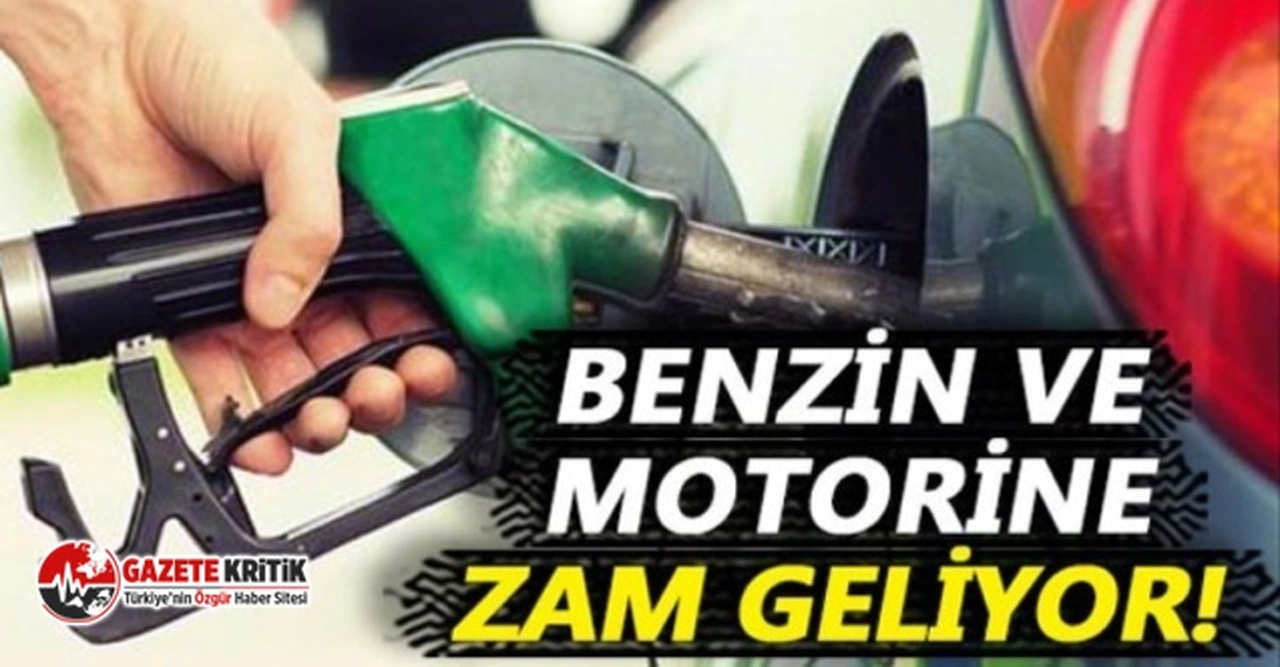 Bu gece motorine ve benzine büyük zam geliyor!