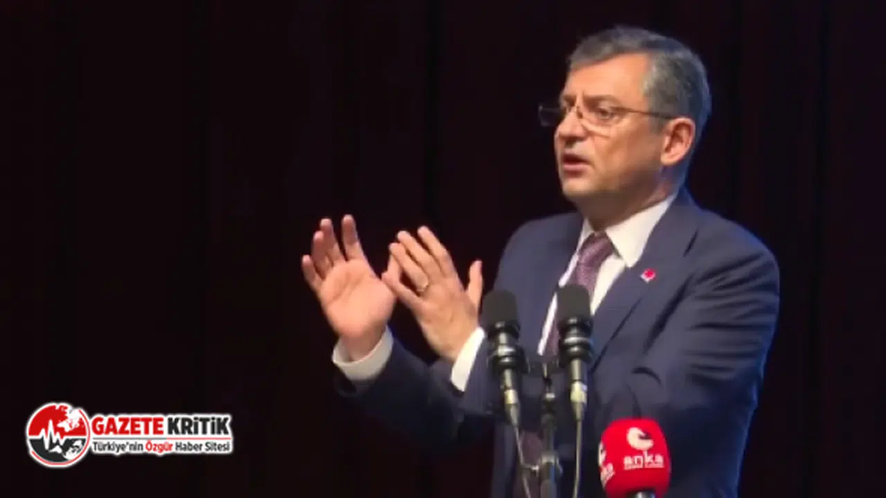CHP’Lİ ÖZEL: CUMHURİYET HALK PARTİSİ VARSA UMUT VAR DEMEK İÇİN BURADAYIZ