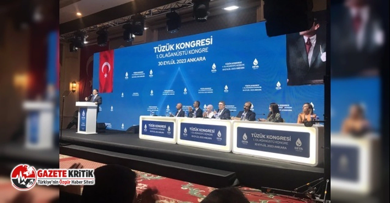 DEVA Partisi lideri Ali Babacan: Seçime kendi logomuz ve adaylarımız ile gireceğiz