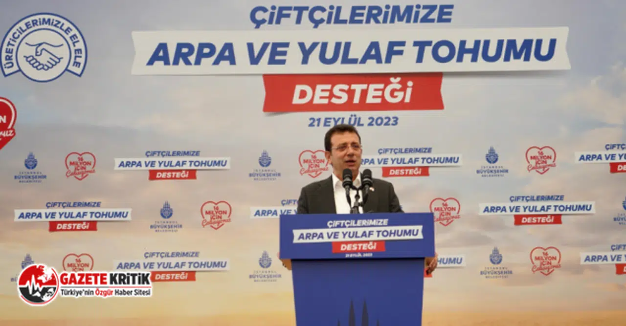 İMAMOĞLU: "‘BEN NE OLACAĞIM’ DİYEN DEĞİL, ‘MİLLETİMİZ NE OLACAK’ DİYEN ANLAYIŞ KAZANSIN"