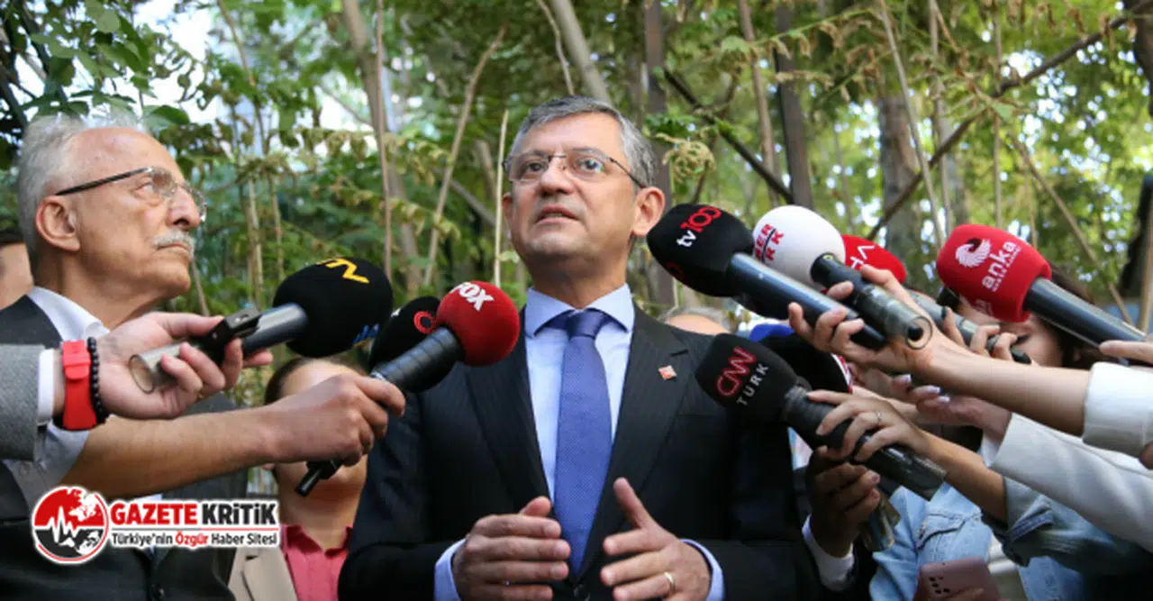 ÖZGÜR ÖZEL:“DELEGENİN İRADESİNİN DOĞRUDAN YANSITMANIN ÇARŞAF LİSTEYLE OLMASINI DÜŞÜNÜYORUZ”