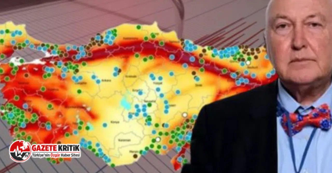 Prof. Dr. Övgün Ahmet Ercan, Türkiye’de büyük deprem beklenen 11 ili açıkladı!