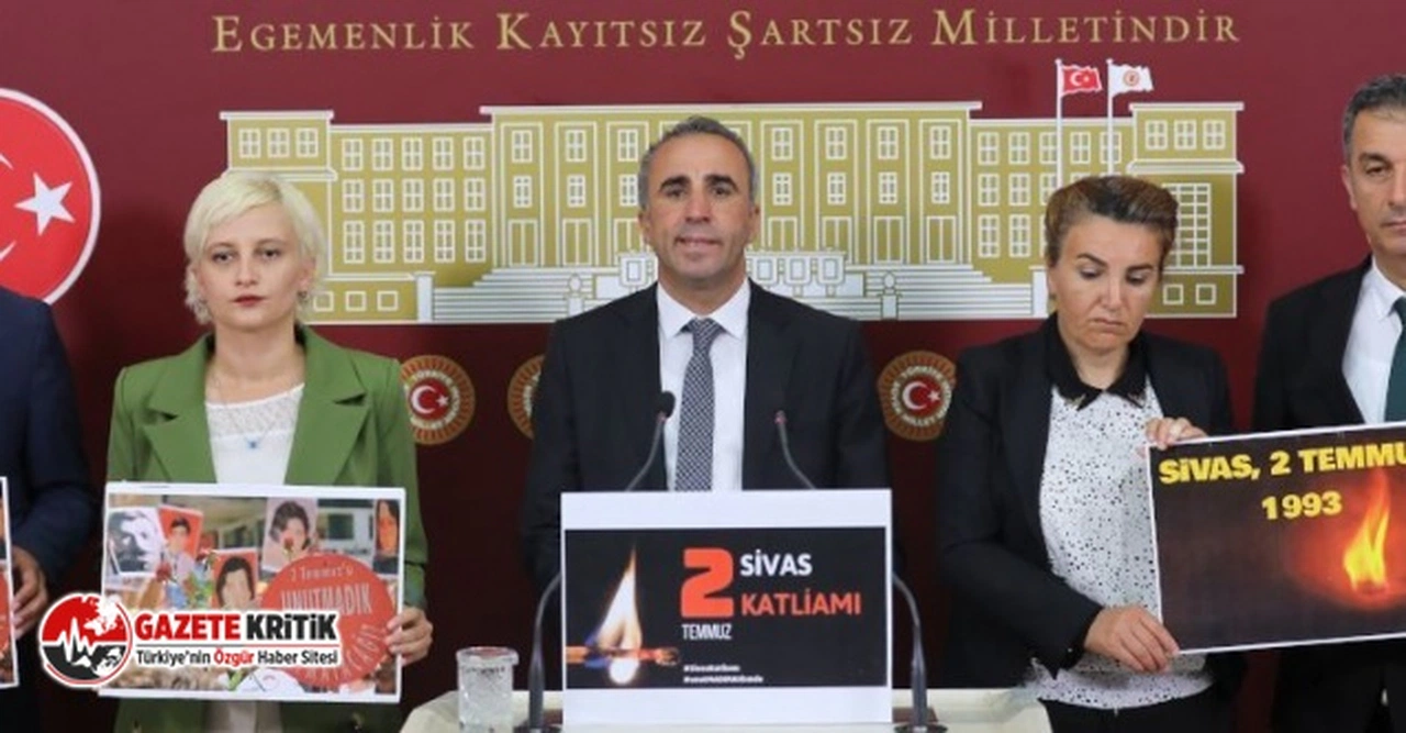 YSP'li Celal Fırat, Madımak Katliamının katilinin Cumhurbaşkanı tarafından salıverilmesi Meclis gündemine taşıdı!
