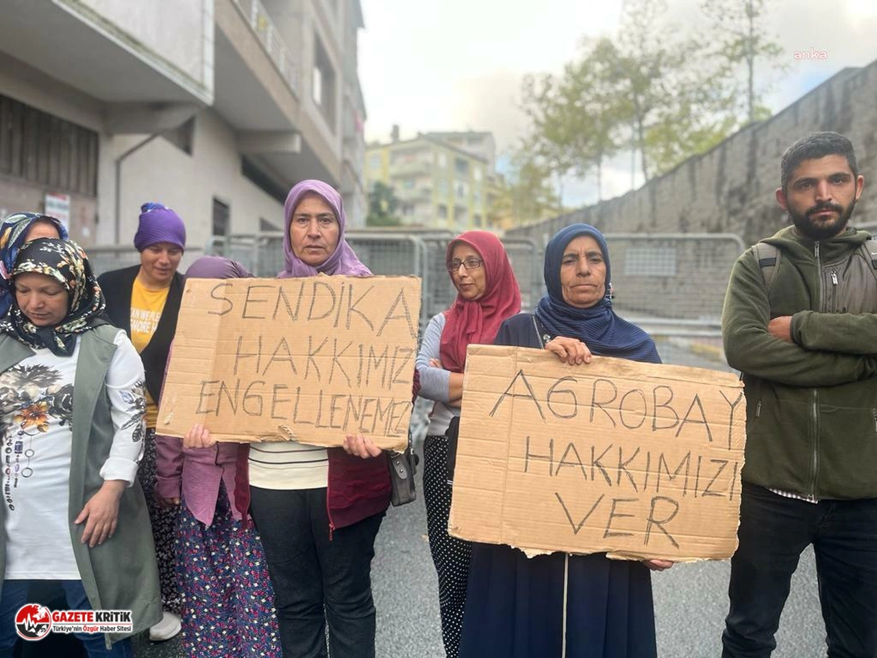 Agrobay işçilerinden, İstanbul'daki 4 konsolosluk önünde eylem: "Tazminatımızı, maaşımızı versinler"