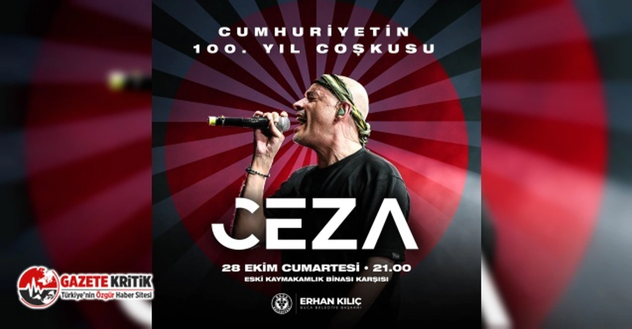 Buca Cumhuriyet’in 100. yılını Ceza konseri ile kutlayacak