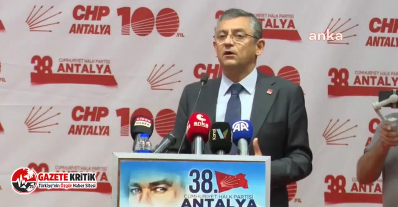 CHP Genel Başkan adayı Özgür Özel: CHP, herkesten yana olamaz. CHP, işçiden yanadır, CHP, yoksuldan, esnaftan, memurdan, orta direkten, ezilenden yanadır