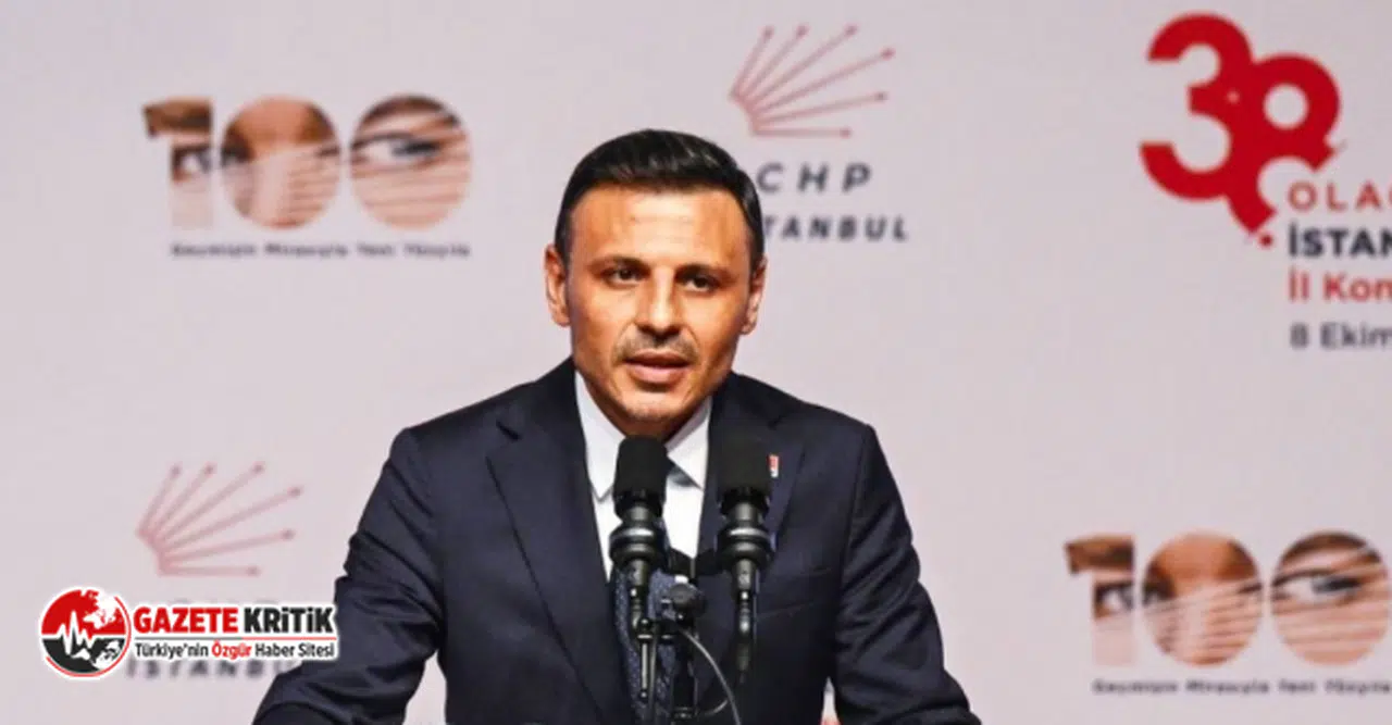 CHP İSTANBUL İL BAŞKANI ÖZGÜR ÇELİK:BU İSTANBUL VE TÜM TÜRKİYE'Yİ KAZANMANIN BAŞLANGICI